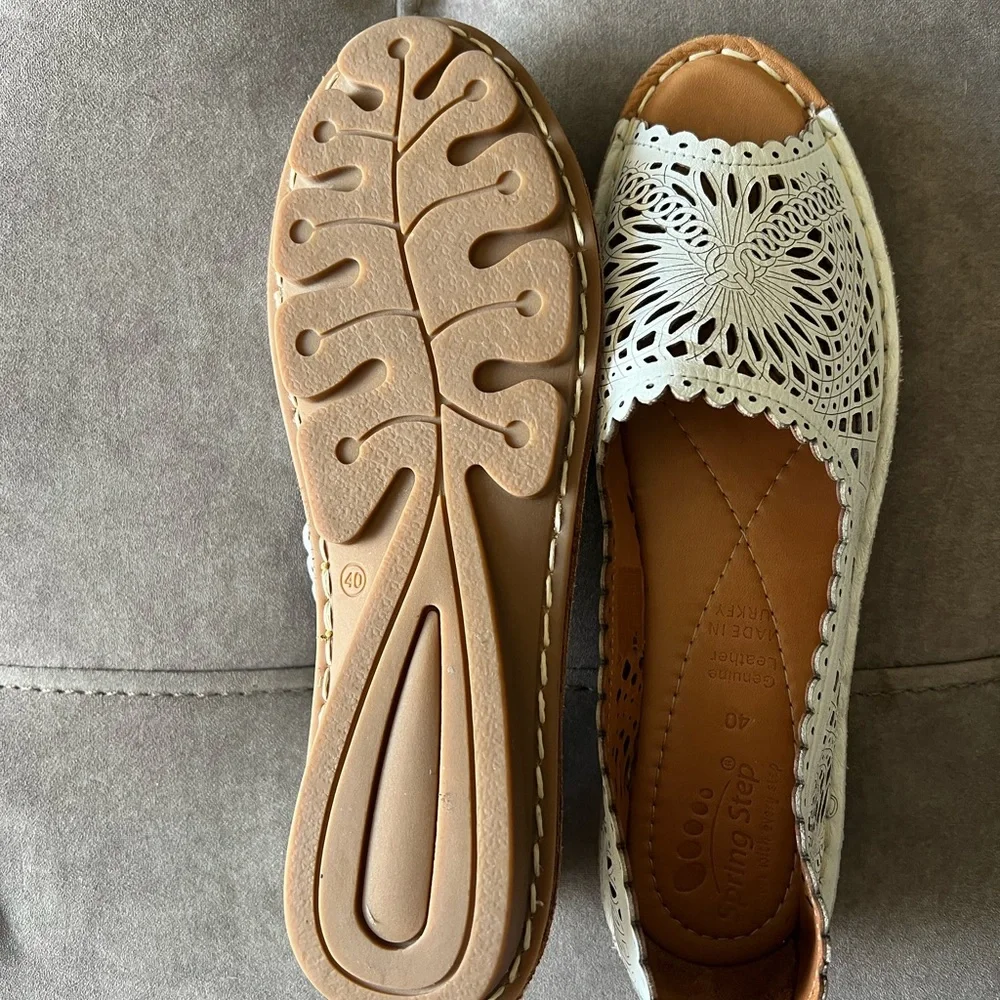 Spring Step Women's Espadrilles - Light Gray
